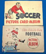 1950 Chix Bubble Gum Football Picture Album part filled missing with 24 cards missing No.25 to 48,
