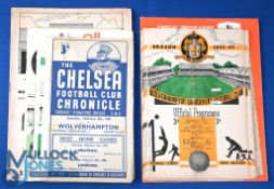 Selection of Wolverhampton Wanderers match programmes homes 1952/53 WBA (half of back page