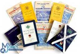 1946-1971 England & Scotland Rugby Programmes (28): What a lot, a full run of these Calcutta Cup