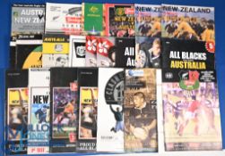 1961-2010 Big NZ Interest Rugby Programme Package (37): France Rugby Tour Programmes in NZ (16):