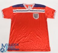 England FC Away Football Shirt 1980-1983 by Score Draw, size large (G)