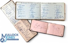 1940s to 1960s Splendid Rugby Autograph Books Selection (3): A truly remarkable trio, hundreds of