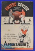 1946/47 Manchester Utd v Leeds Utd Div. 1 match programme at Maine Road 7 April 1947 programme no.