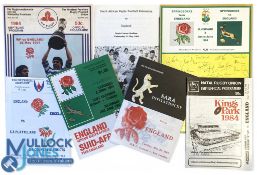 1984 England Rugby Programmes in S Africa (7): Both tests v the Springboks, plus v Natal, SARF,