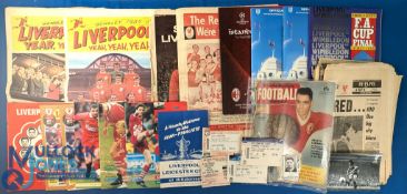 Liverpool Collectables, Newspapers, programmes, tickets, mug - with noted items of 1965 Wimberley