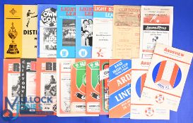 Selection of N Ireland clubs programmes 1983/84 Glenavon v Glentoran (Gold cup), Ballymena Utd v