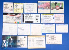 Selection of Football Match Tickets 1972 Football League Cup final (purple standing) 1972 Football