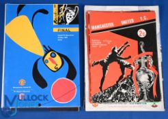 Manchester United Big Match Programmes and Souvenirs to include 1966-67 souvenir, World Club 1968