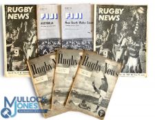 Fiji on Tour Rugby Programmes (7): v S Harbour, Metropolitan & Combined Australian Services 1954;