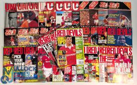 Manchester United Football Magazine to include The Red Devil Magazines,1-12, total United Red