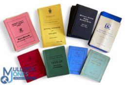 English County RFU Rugby Handbooks (39): 18 Middlesex examples 1963-86 & 21 others from about 8