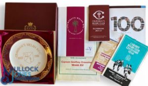 1976-2022 Super Crawshay's Welsh XV Rugby Package (7): Large boxed near-mint white with gold trim