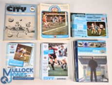 1974/75 Manchester City home match programmes almost most complete (excluding QPR), FAC v