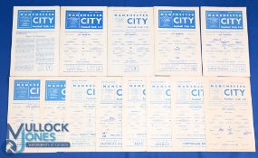 1962/63 11 August Public Trials match programme Blues v Stripes (juniors & seniors, 4 pager; home