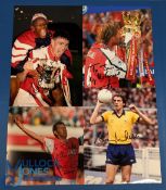 Four Arsenal Football Signed Photographs, to include: Tony Alexander Adams MBE (born 10 October