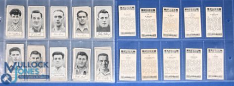 1957 Barratt & Co Famous Football Cards A5: series of 60 (full set) with noted cards of Edwards,