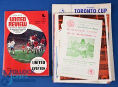 1969/70 Manchester Utd complete league season homes nos. 1 - 28 plus Wigan Athletic v Port Vale 4