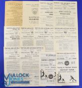 Selection of Tooting & Mitcham Utd home match programmes 1947/48 Metropolitan Police, 1950/51