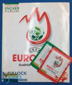 2008 Panini Euro Austria Switzerland Football Sticker Album, complete album with an unopened