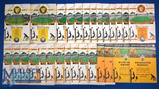 Selection of Wolverhampton Wanderers home match programmes 1948/49 Bolton Wanderers (tc),
