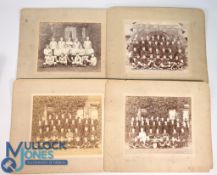 Mixed lot of Rugby Football Club Team Photographs (12): Most are unnamed & mounted but from the same