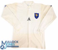 1983 Serge Blanco Matchworn White France Rugby Jersey: v Ireland, Le Coq Sportif-made white no.15