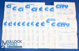 Manchester City home reserves match programmes 1959/60 Liverpool, 1960/61 Aston Villa, Bolton