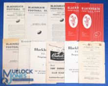 1948-62 Blackheath Rugby Programmes (11): v Royal Navy, L Scottish, Leicester, Cambridge Univ.,