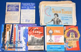 Shrewsbury Town & Telford United football programmes - Shrewsbury v Gateshead 50/51 (poor), v