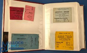 1944-2013 Wigan Rugby League Ticket Away Collection: League Cup fixtures, a life-times collection