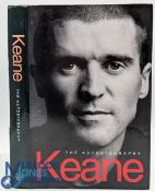 Manchester United Football Roy Keane signed hardback book - The Autobiography - signature front with