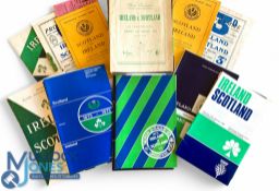1947-92 Ireland & Scotland Rugby Programmes (44): Missing only 1964 (and of course no game 1972),