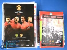 Selection of Manchester Utd away programmes 2009/2010 Audi Cup v Boca Juniors (29 July) v Bayern