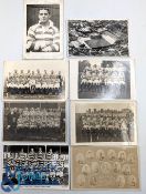 8x Early Wigan & International Rugby League Postcards: with examples of an arial view of Wigan