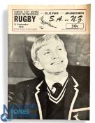 1970 NZ tour to S Africa Rugby Programme Fourth Test v SA: 28pp Ellis Park Johannesburg 4th test
