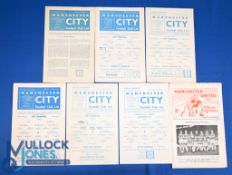 1961/62 Manchester City public practice match programme Blues v Stripes junior match 1.45pm; Blues v
