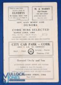 1965/66 Cork Hibernians v Dundee benefit match (Tony Allen) match programme 13 May 1966; fair. (1)