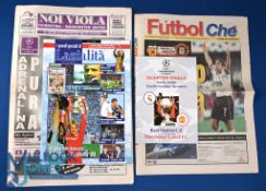 1999/2000 Manchester Utd champions league aways Fiorentina (Noi Viola newspaper), Fiorentina (