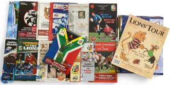1997 British & I Lions in S Africa Rugby programmes etc (18): Marvellous full set of 13 issues