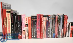 Manchester United Football DVD and Paperback Books, collection (box of)