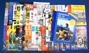 Welsh Football Programmes 1972-2010: the majority Swansea 1972-2010, a single 1976 Manchester United