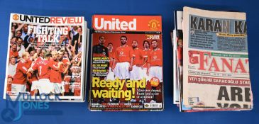 2004/05 Manchester Utd complete league season home match programmes nos. 1-29; mostly complete