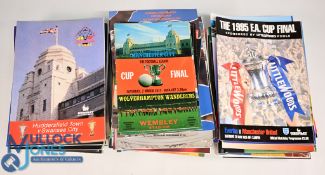 1970-2015 Big Match Football Programme Collection: all held at Wembley, assorted cups, play offs,
