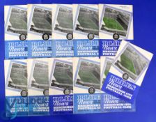 1956-1960 Birmingham City Home Football Programmes: 1956 v Arsenal Aug, v Spurs Dec, v Charlton