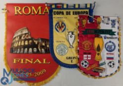 Manchester United Football Pennants, a 2008 UEFA Super Cup Final Copa de Europa, 2009 Roma final