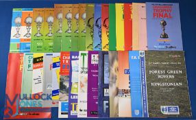 FA Trophy competition finals to include programmes 1970 Macclesfield Town v Telford Utd (the 1st