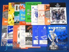 1961-2000 Football, Programmes: a mixed lot to include Swansea v Luton 1961, Everton 63 souvenir,