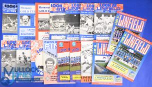 Selection of Linfield match programmes 1977/78 Bangor, 1979/80 Ballymena Utd/Hennessy Gold Cup