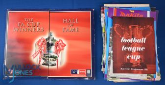 Collection of football memorabilia to include FAC Winners Hall of Fame by Texaco complete with