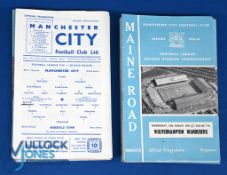 Manchester City home match programmes to include 1964/65 almost complete league season (less